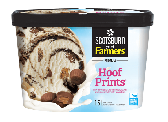Hoof Prints Scotsburn joins Farmers Ice Cream