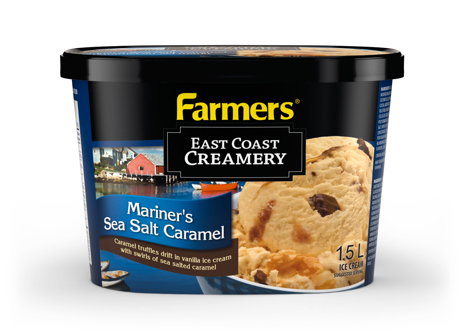 Mariner's Sea Salt Caramel Ice Cream Farmers Dairy