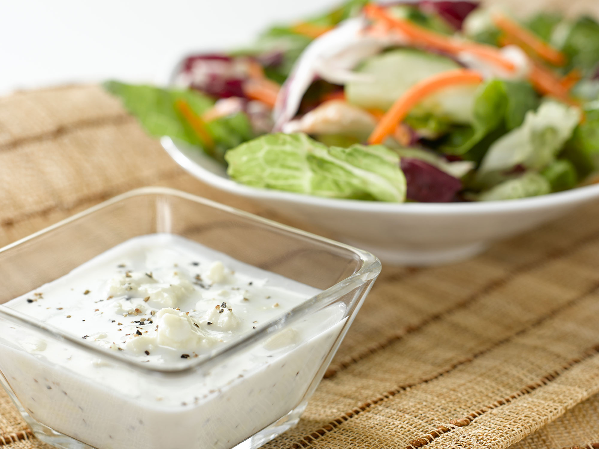 Buttermilk Shamrock Salad with Blue Cheese Dressing Farmers Dairy