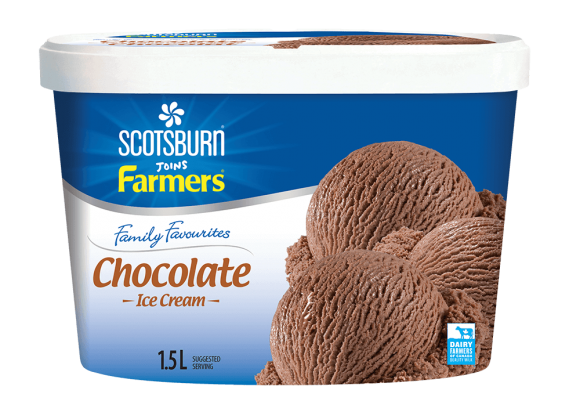 Chocolate Family Scotsburn joins Farmers Ice Cream