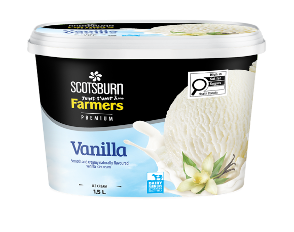Vanilla Scotsburn joins Farmers Ice Cream