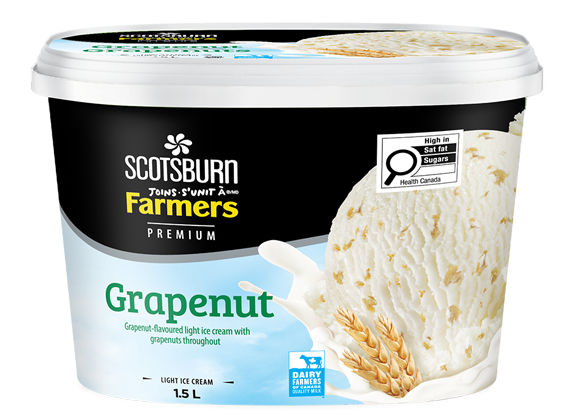 Grapenut Scotsburn joins Farmers Ice Cream