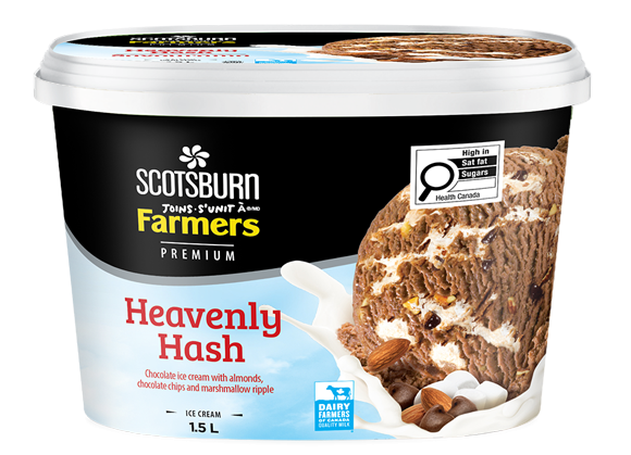Heavenly Hash Scotsburn joins Farmers Ice Cream