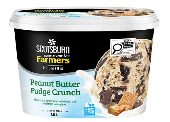 Peanut Butter Fudge Crunch Scotsburn joins Farmers Ice Cream