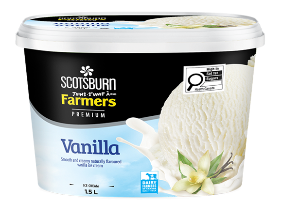 Vanilla Scotsburn joins Farmers Ice Cream