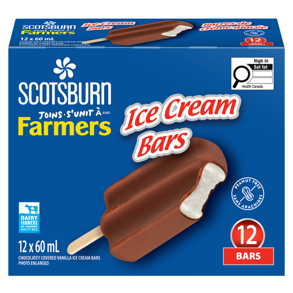 Scotsburn joins Farmers Ice Cream Bars