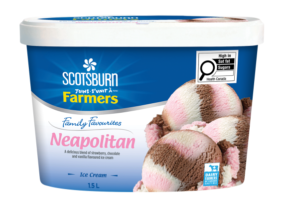  Neapolitan Scotsburn joins Farmers Ice Cream