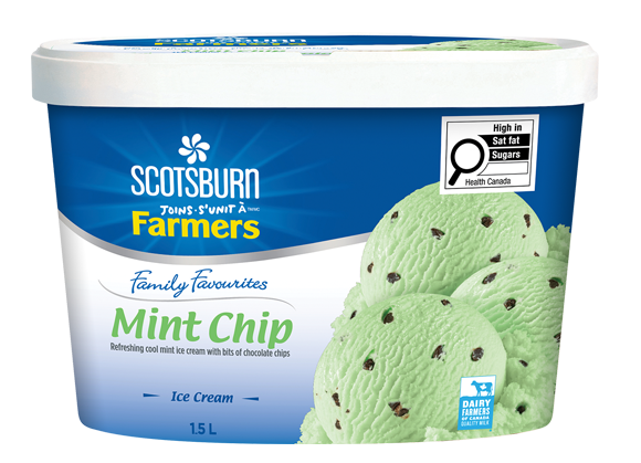Mint Chip Scotsburn joins Farmers Ice Cream