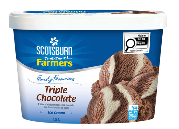 Triple Chocolate Scotsburn joins Farmers Ice Cream