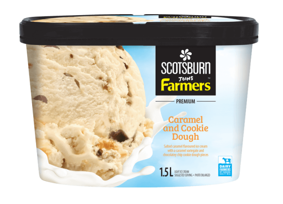 scotsburn caramel cookie dough ice cream