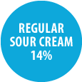  14% Sour Cream Badge