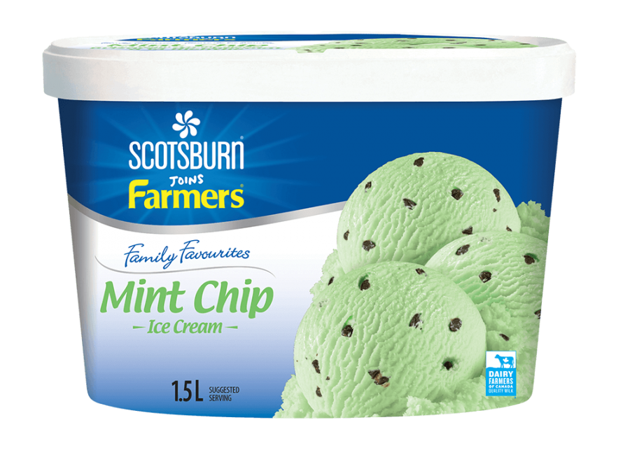 Mint Chip Scotsburn joins Farmers Ice Cream