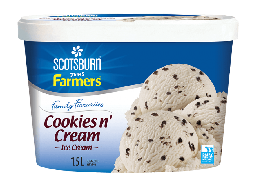 Cookies N Cream Scotsburn joins Farmers Ice Cream