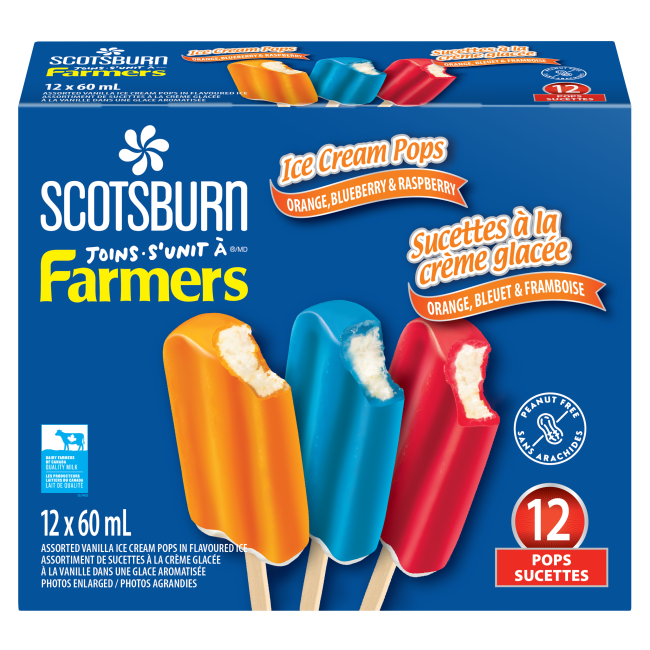 Scotsburn joins Farmers Ice Cream Pops