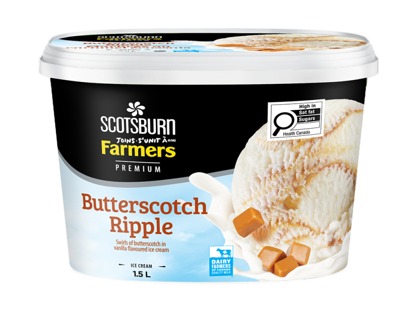  Butterscotch Scotsburn joins Farmers Ice Cream