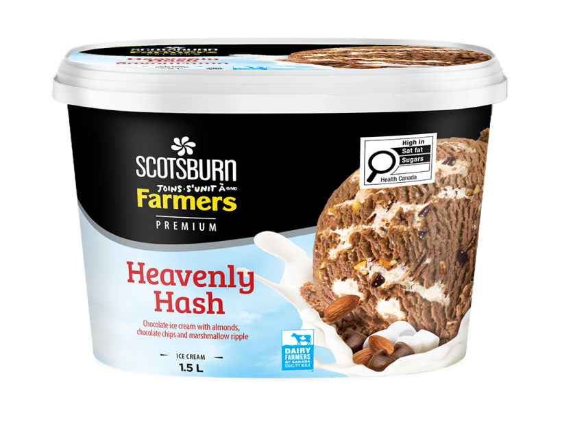 Heavenly Hash Scotsburn joins Farmers Ice Cream