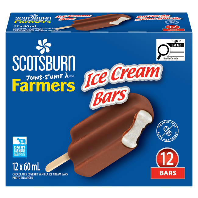 Scotsburn joins Farmers Ice Cream Bars