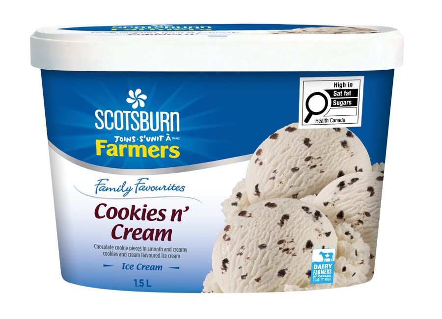 Cookies N Cream Scotsburn joins Farmers Ice Cream
