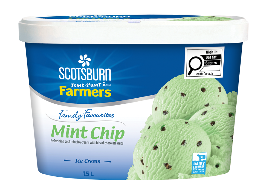 Mint Chip Scotsburn joins Farmers Ice Cream