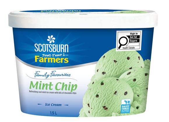 Mint Chip Scotsburn joins Farmers Ice Cream