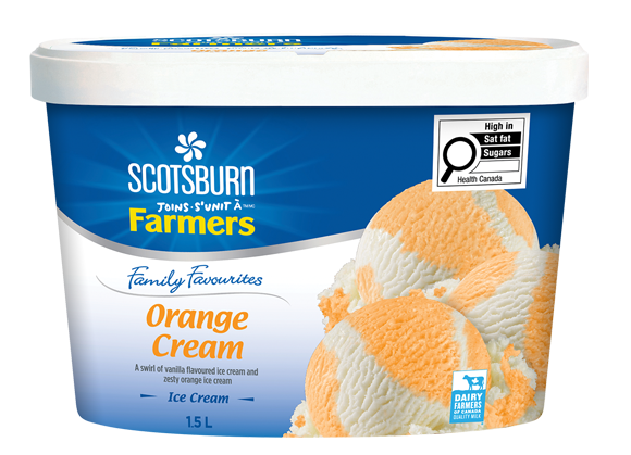 Orange Cream Scotsburn joins Farmers Ice Cream Orange Cream Scotsburn joins Farmers Ice Cream
