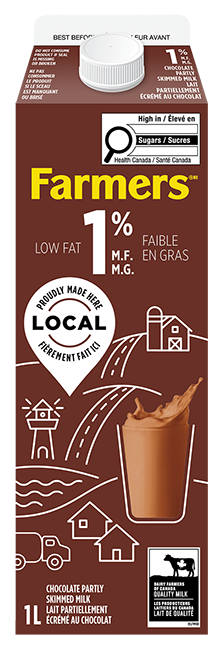 Farmers Chocolate Milk 1% 1L Farmers Chocolate Milk 1% 1L