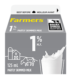 Farmers Milk 1% 125mL