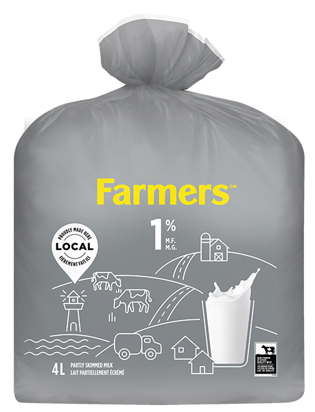 Farmers Milk 1% 4L