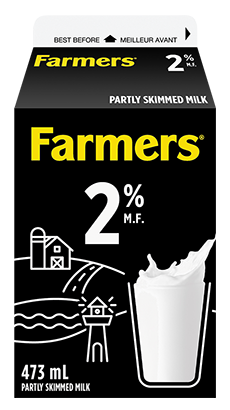 Farmers Milk 2% 473mL