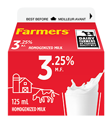 Farmers Milk 3.25% 125mL