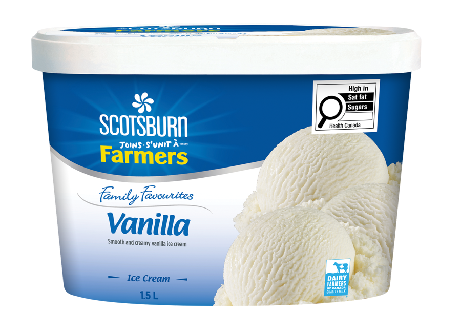 Vanilla Scotsburn joins Farmers Ice Cream