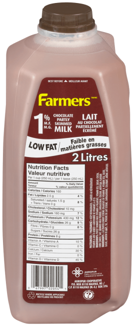 1% Chocolate Milk | Farmers Dairy