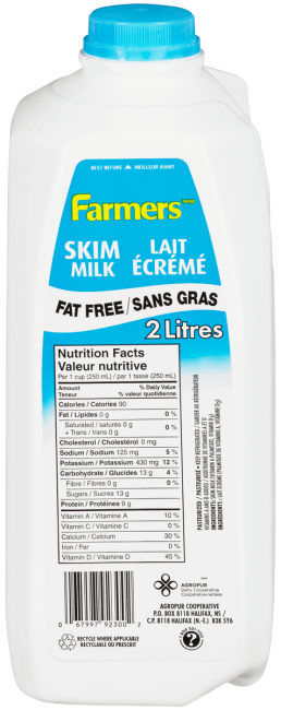 Skim Milk Farmers Dairy