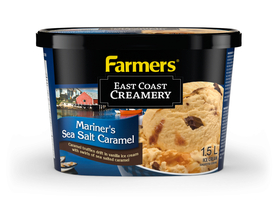 Mariner's Sea Salt Caramel Ice Cream Farmers Dairy