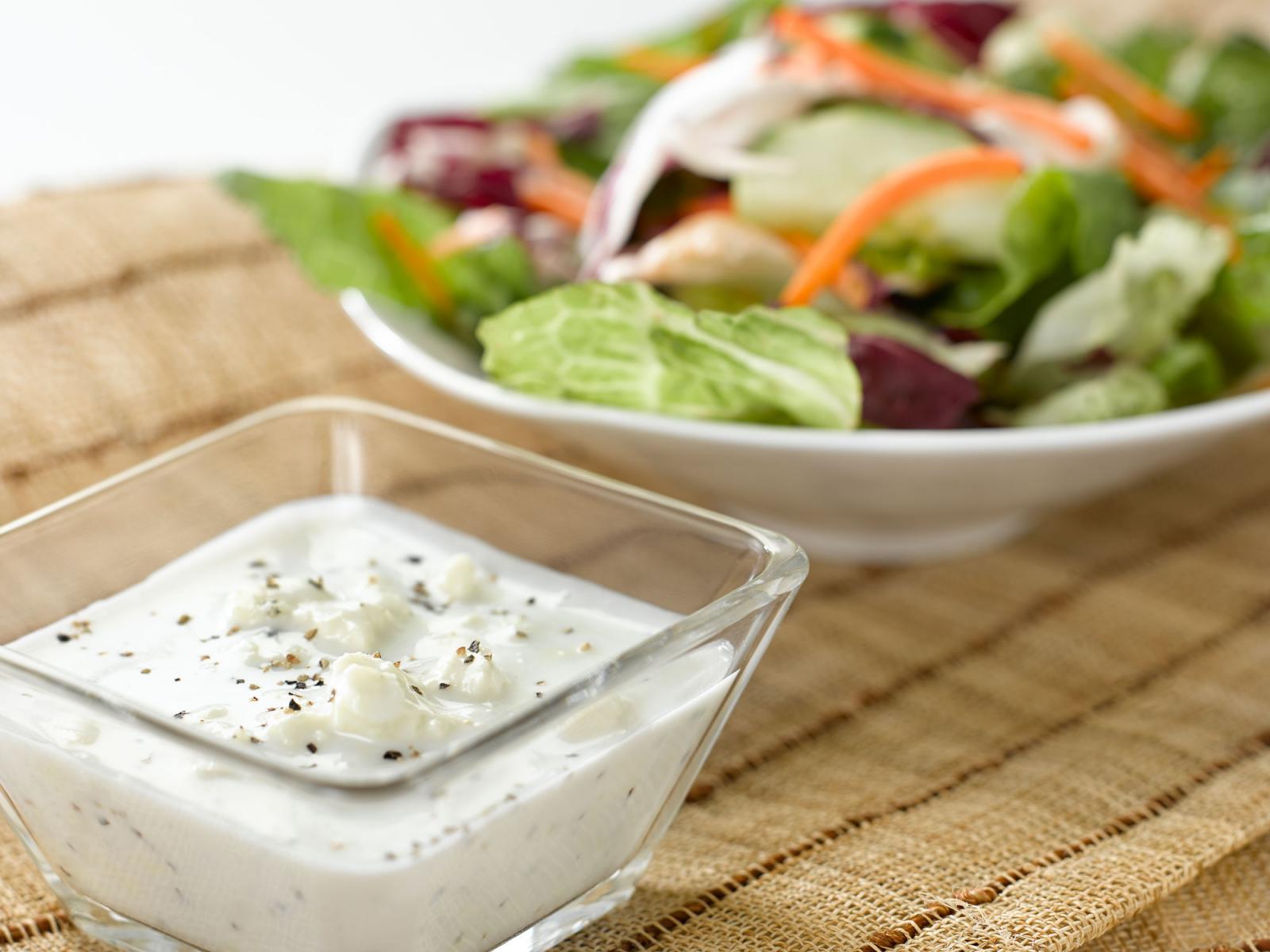 Farmers Buttermilk Shamrock Salad with Blue Cheese Dressing Recipe