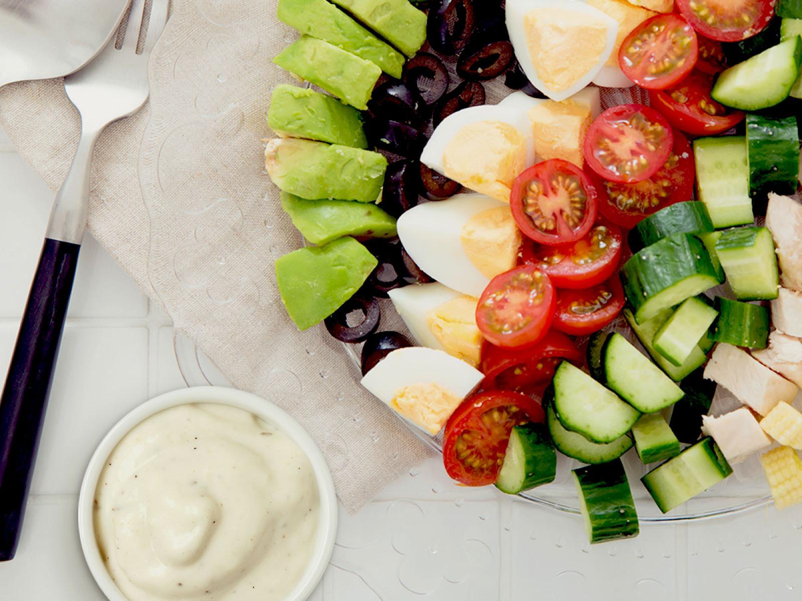 Buttermilk Shamrock Salad with Blue Cheese Dressing Farmers